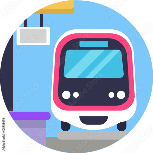 Public Transport Icon.