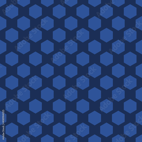 blue polygon seamless geometric pattern