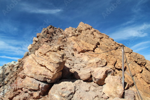 Teide landscape with blue sky