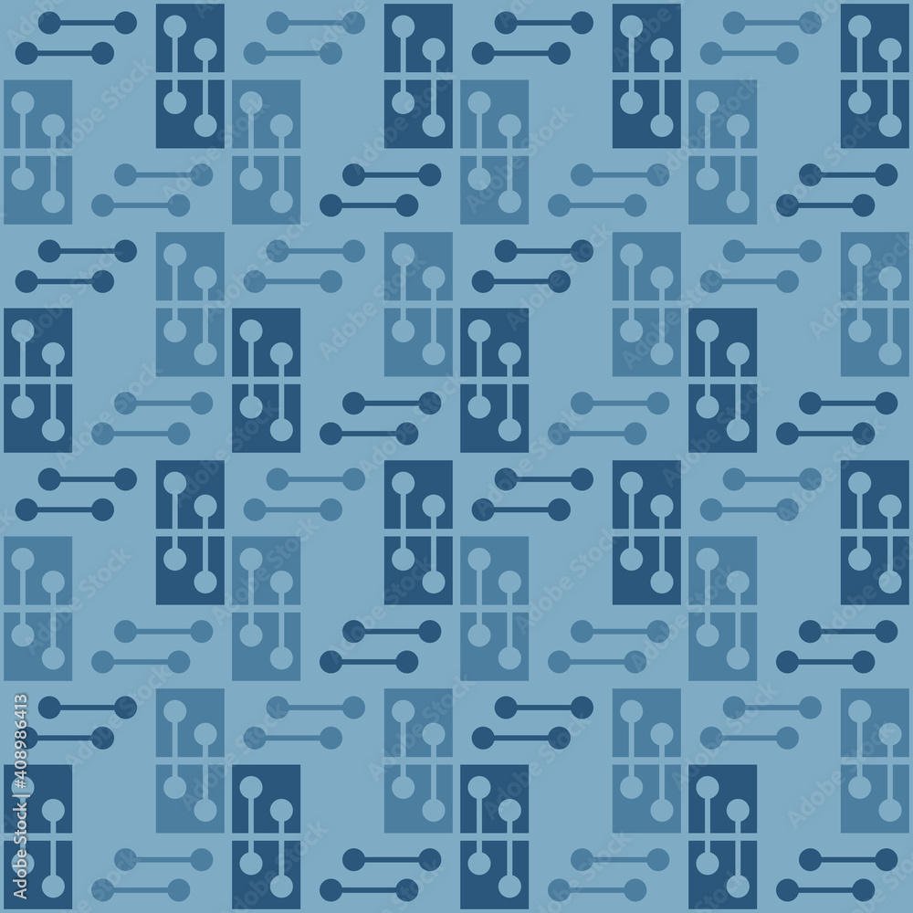 Simple abstract seamless pattern - decorative accent for any surfaces.