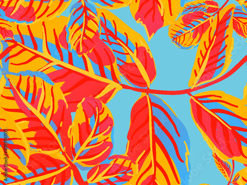 Lemon Seamless Pattern. Vector Summer Citrus Print. Simple Marker Lime. Botanical Illustration. Modern Hand Drawn Background. Psychedelic Citron Motif.