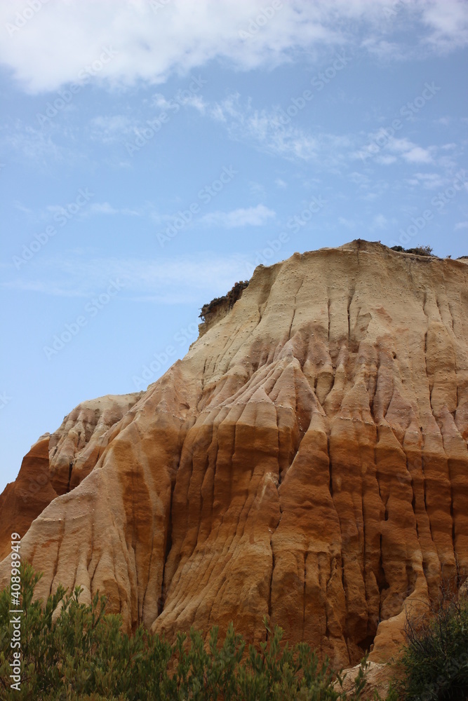 Fototapeta premium Sand rock near beach