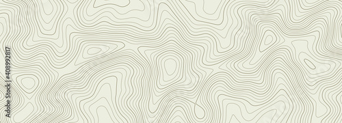 Topographic map. Geographic mountain relief. Abstract lines background. Contour maps. Vector illustration.