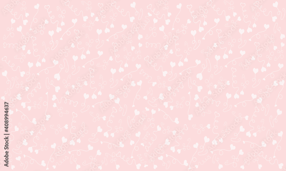  small hearts background in pink tones.