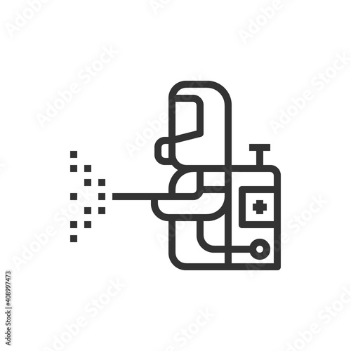 Disinfectant Icon vector illustration .