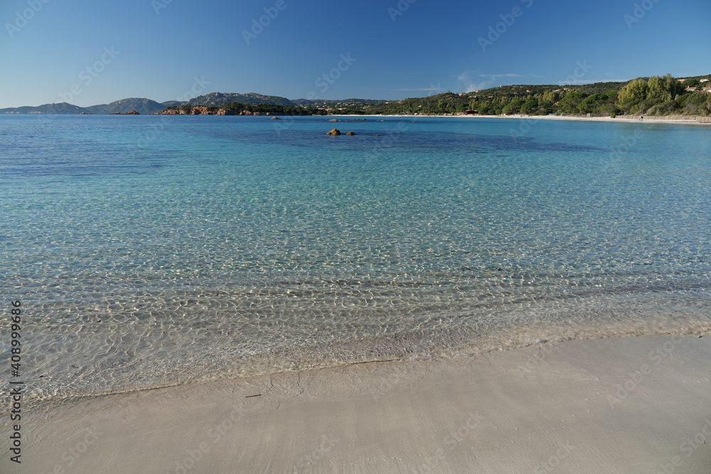 La plage de Tamaricciu, en Corse