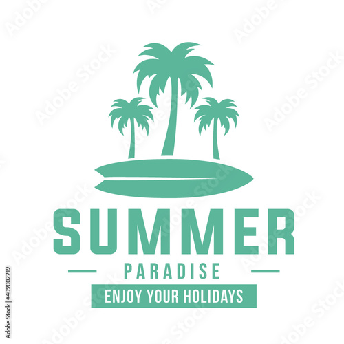 Wallpaper Mural The beach Tourist Center Logo Design Vector  Torontodigital.ca