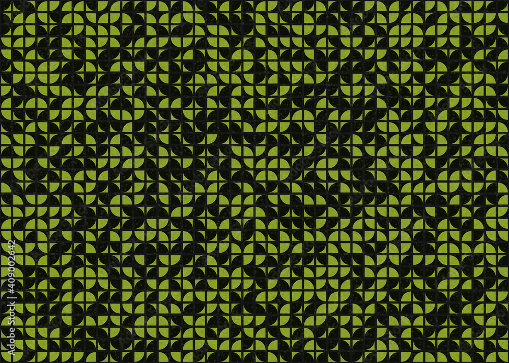 Abstract Geometric Pattern generative computational art illustration