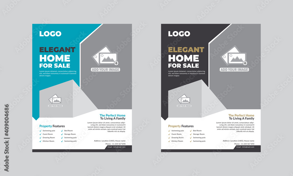 Real Estate Flyer Template (Editable) Specifications Size 8.5”x11