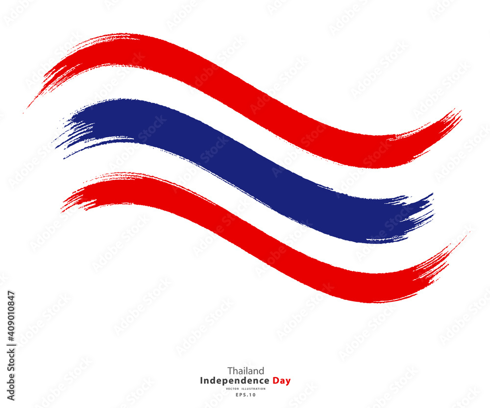 drapeau national thaïlande 3791913 Art vectoriel chez Vecteezy