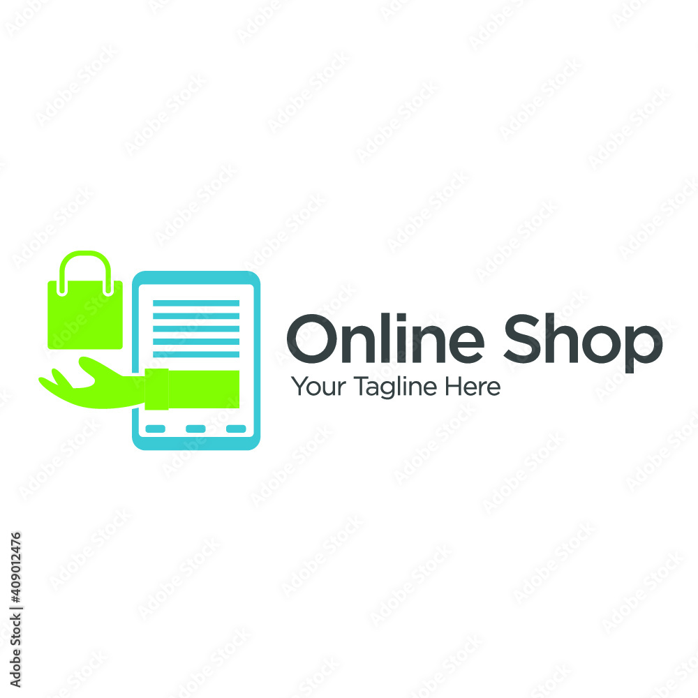 Online Shop Logo designs Template, Vector illustration Online Shop Logo designs Template, Vector illustration