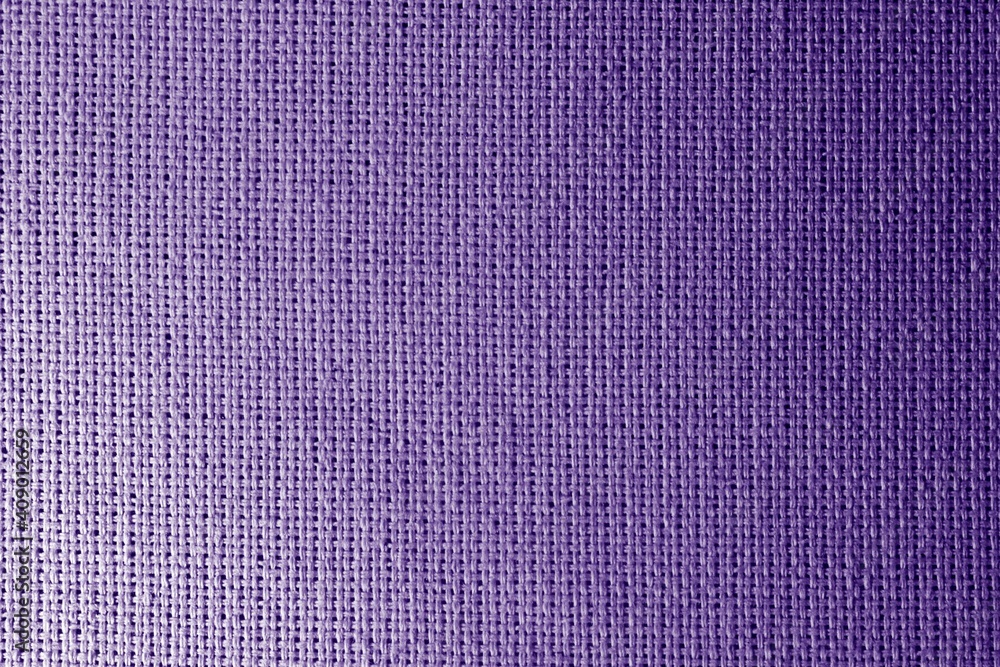 Fototapeta premium Purple fabric texture with shadows. Purple background for design.