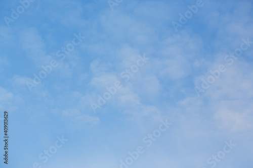 Blue sky background with clouds