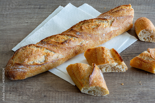Baguettes de pain, tradition française