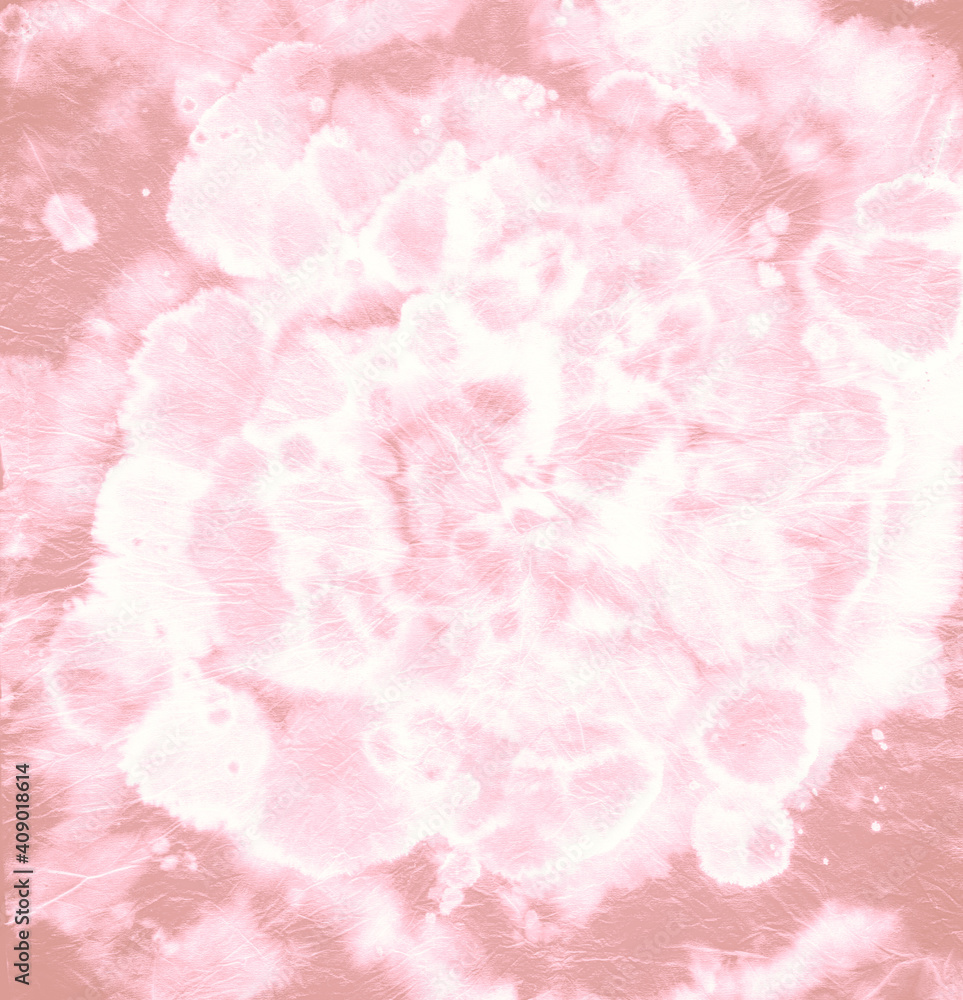 Fototapeta premium Hippie Circle Patterns. Artistic Shirt. Watercolor Grunge Background. Pink Spiral Tie Dyed. Tye Dye Art Backdrop. Swirl Cool Dress. Batik Water Pattern. Color Print. Spiral Tie Dyed.