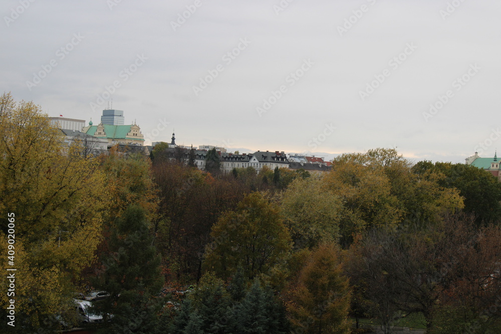 Warsaw city view