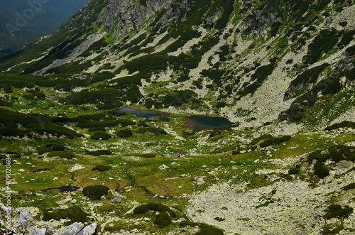mountain lake in a mountain