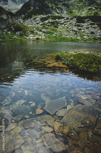 lake in the mountains