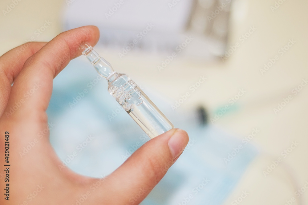 Vaccine and syringe injection. It use for prevention,immunization and treatment from coronavirus infection, COVID-19, Medicine infectious concept.
Vaccine and syringe injection. It use for prevention,immunization and treatment from coronavirus infection, COVID-19, Medicine infectious concept.