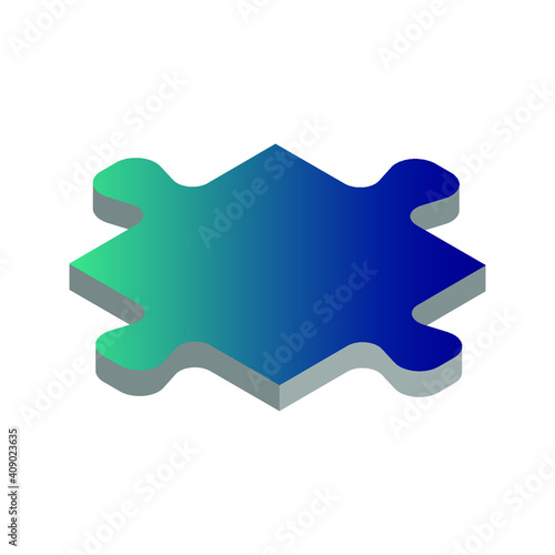 Bilde på lerret Puzzle compatible icon
