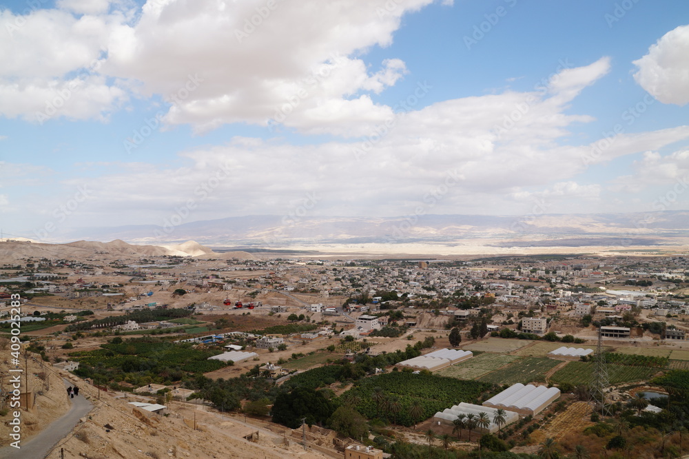 view of the Jordan and Jericho