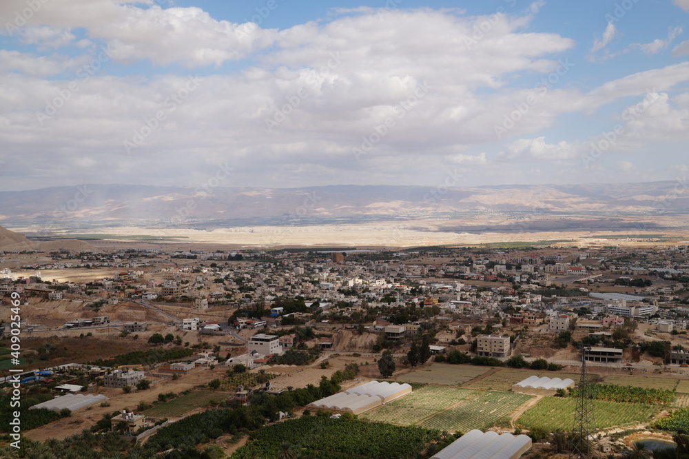view of the Jordan and Jericho