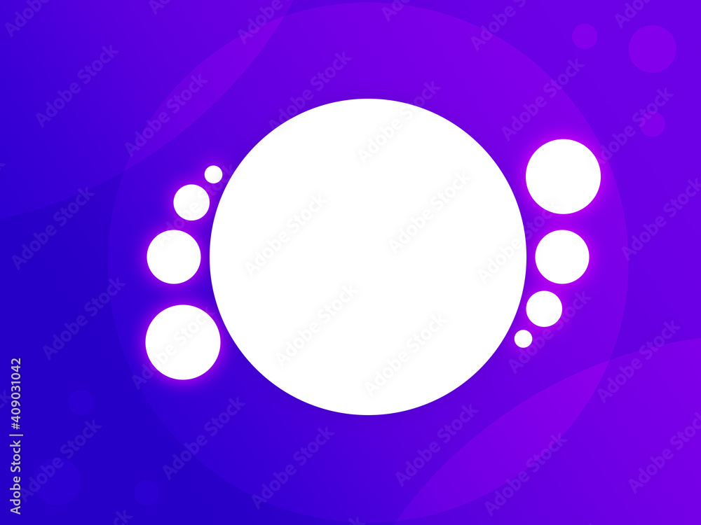 Purple background with white circles Purple background with white circles