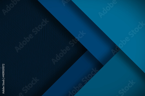 Blue background overlap layer on dark space for background design