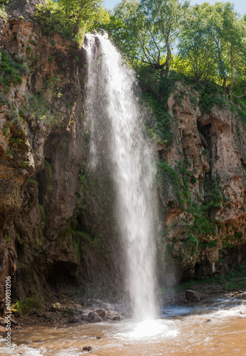 Honey Waterfalls are located in the Karachay Circassian Republic a natural attraction of Russia.