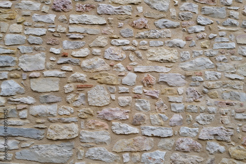 Foto beau mur en pierres