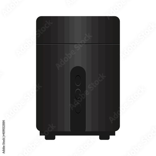 Air humidifier, color vector illustration isolated on white background.