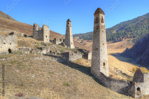 Russian Federation Ingushetia Towers complex Hani photo