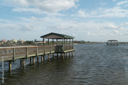 Fishing Pier at Flageler Florida along the Intercoastal waterway © Photoman