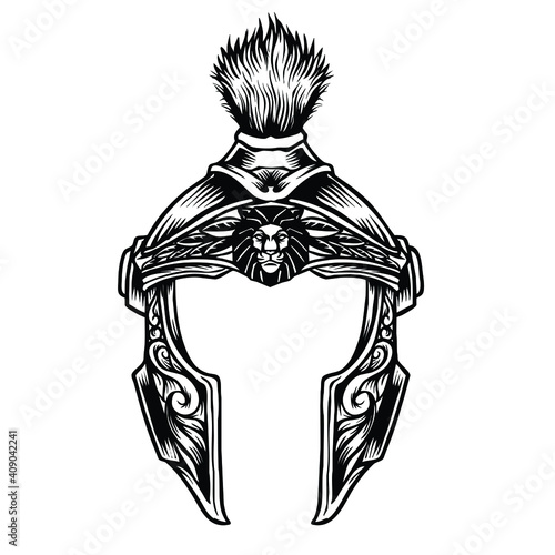 vector, helmet, design, illustration, spartan, skull, vintage, warrior, skeleton, war, logo, gladiator, rome, ancient, emblem, sparta, symbol, tattoo, graphic, art, greece, history, soldier, army, mas