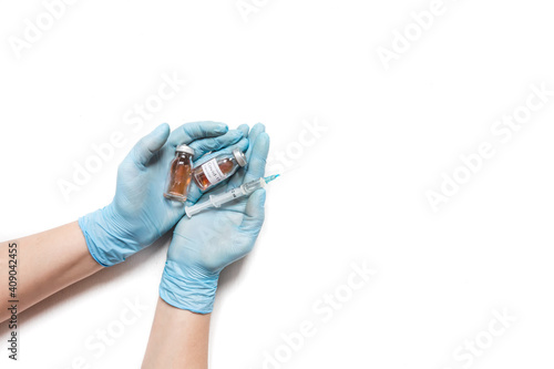 Vaccination Vaccine Syringe Injection Prevention Immunization Treatment Coronavirus Covid 19 Infectious Medicine Concept covid-19 vaccine disease preparing clinical trials vaccination medicine