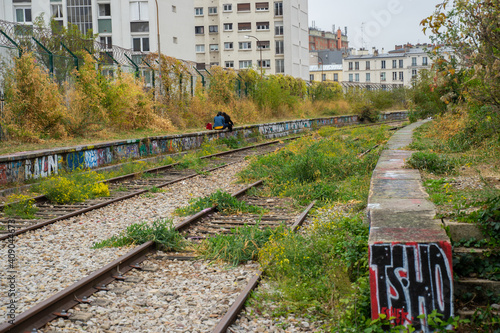 La ligne de la petite ceinture, Paris, France photo