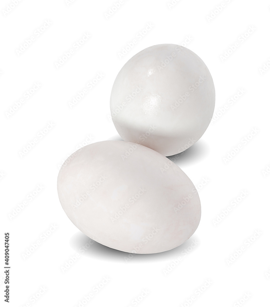 Duck egg isolated on white background Duck egg isolated on white background