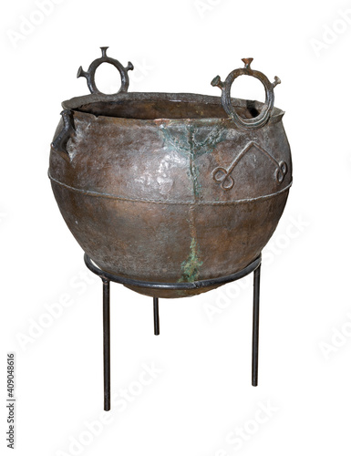 Bronze cauldron. Scythians, 5th century BC photo