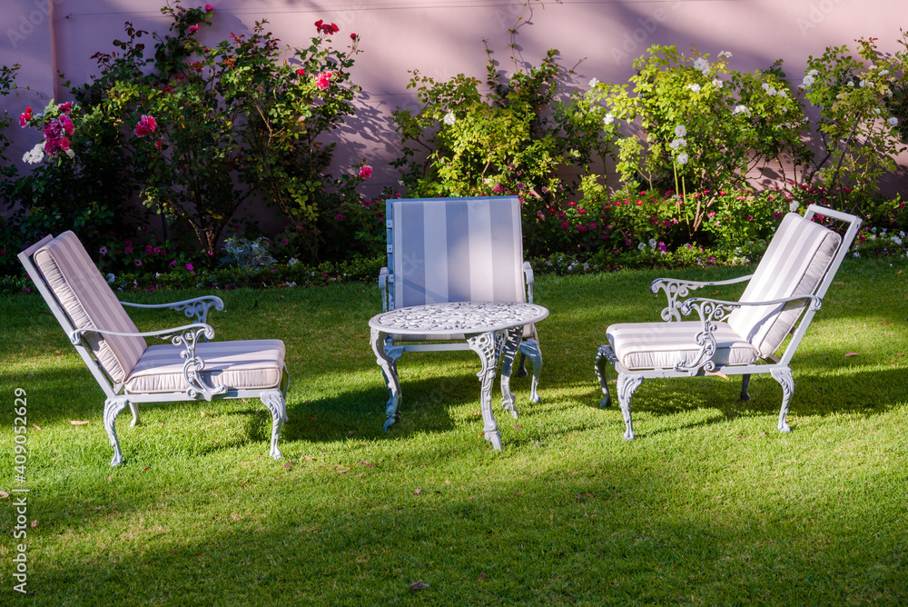 Chairs in a Garden Chairs in a Garden