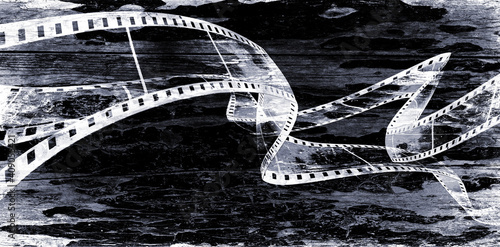 movie frames or film strip