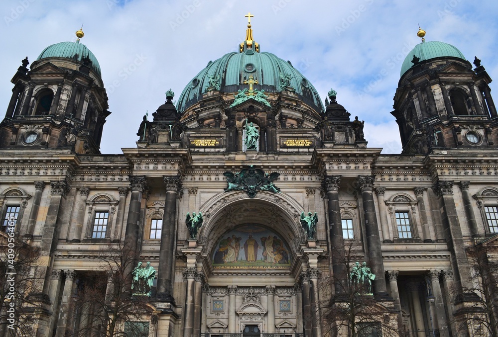 Berlin Cathedral with perspective