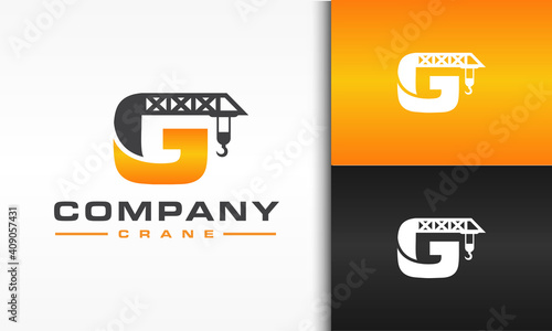 initials G crane logo