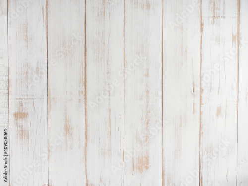 Old white wood plank texture
