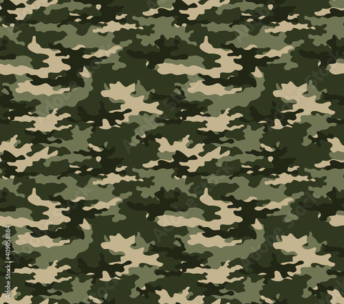 Wallpaper Mural 
Camouflage vector texture light green pattern, stylish street design Torontodigital.ca