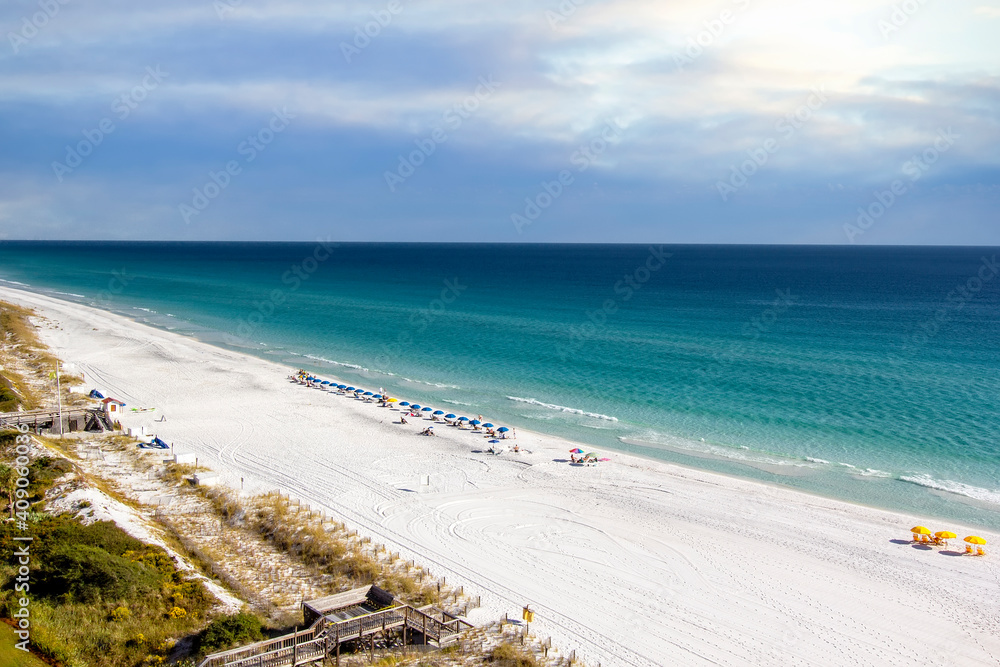 Sunny Day on Destin Beach, Florida Sunny Day on Destin Beach, Florida