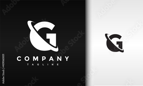 the initials G circle logo