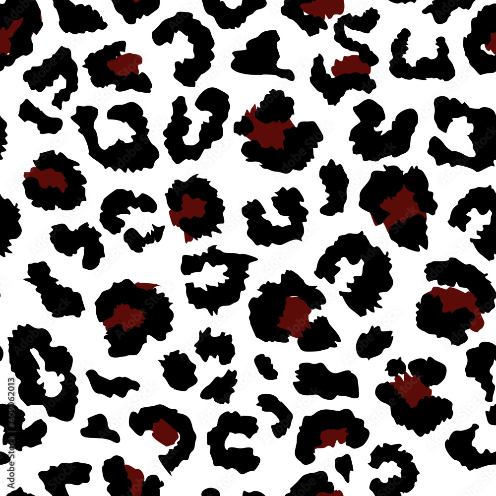pattern design of leopard animal print vector pattern design of leopard animal print vector