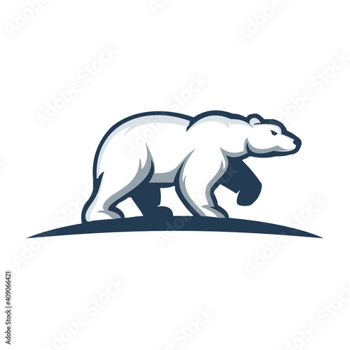 bear logo design template inspiration  vector illustration