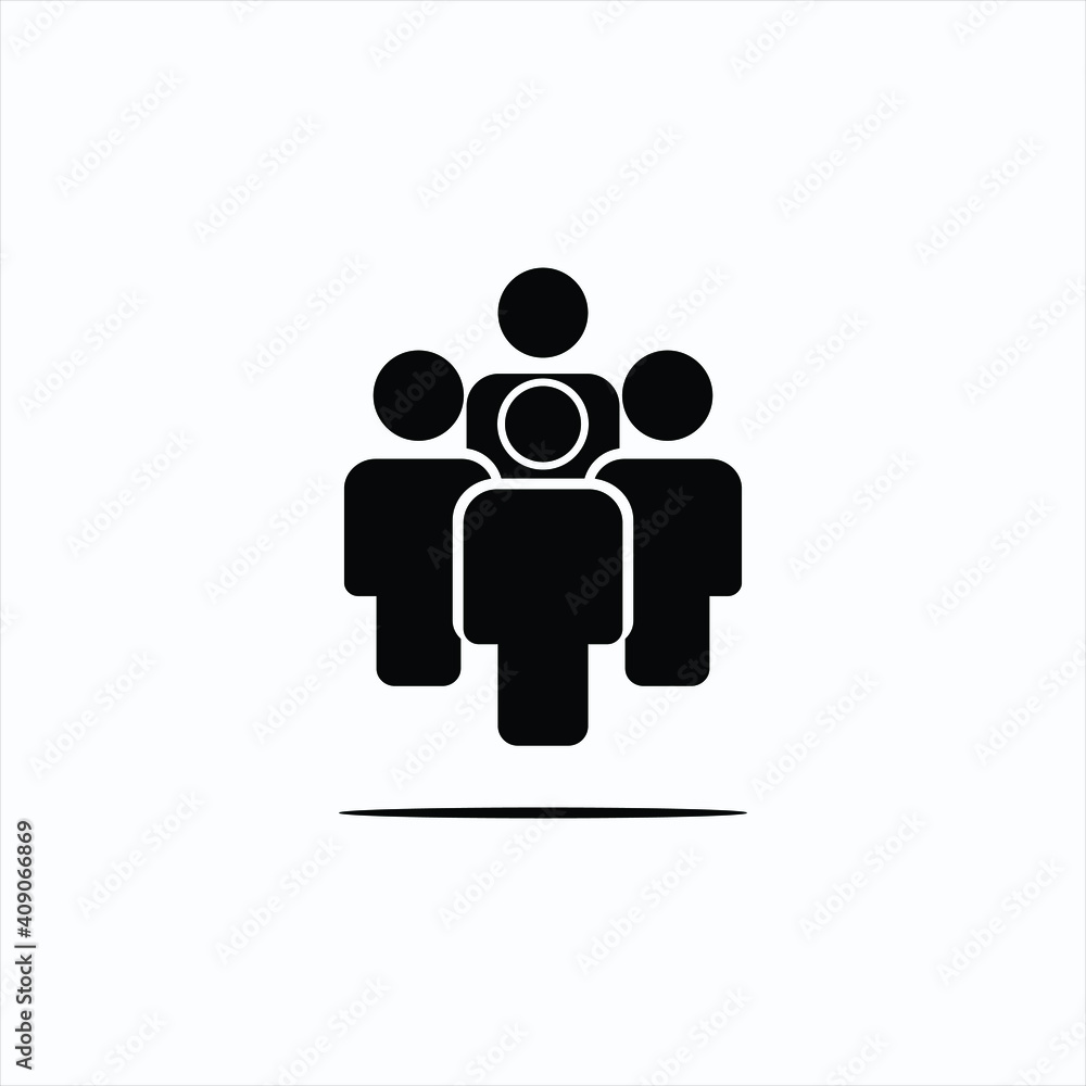 four line mans icon vector four line mans icon vector