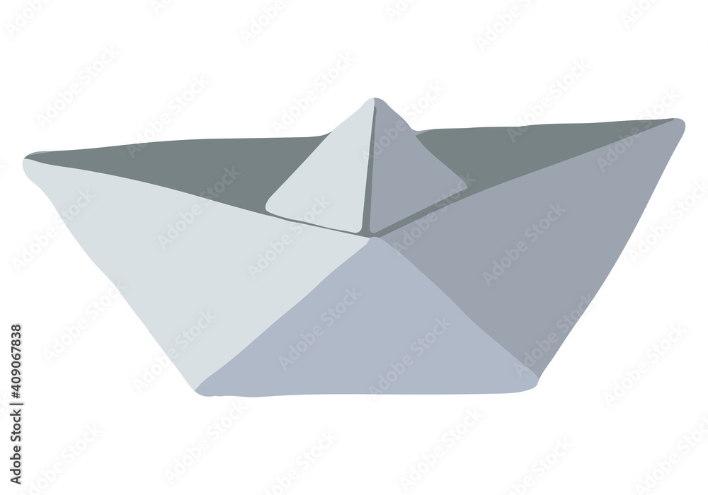 Paper boat, origami figurine. Hand drawn vector illustration. Colored cartoon doodle. Single drawing isolated on white background. Element for design, print, sticker, postcard, decor, wrap, clipart. Paper boat, origami figurine. Hand drawn vector illustration. Colored cartoon doodle. Single drawing isolated on white background. Element for design, print, sticker, postcard, decor, wrap, clipart.